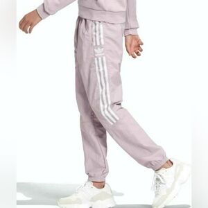 Adidas Originals Lock Up Woven Men's Track Pants (ED6099) Lavender Size: S Y2K**